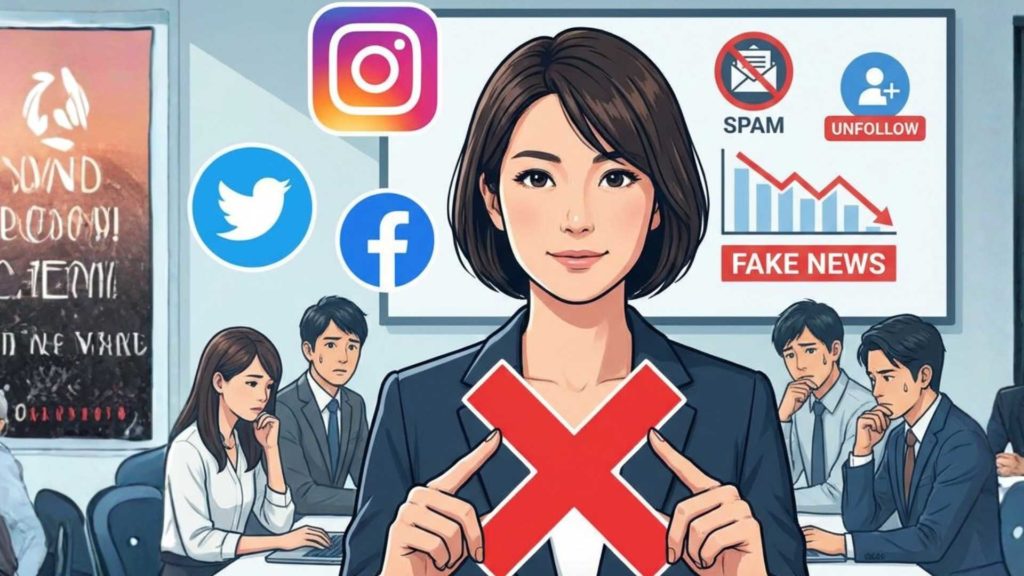 SNSマーケティングでやってはいけないNG10選